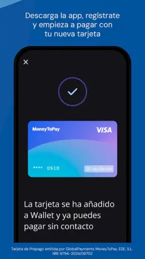 MoneyToPay · Tarjeta Prepago screenshot 8