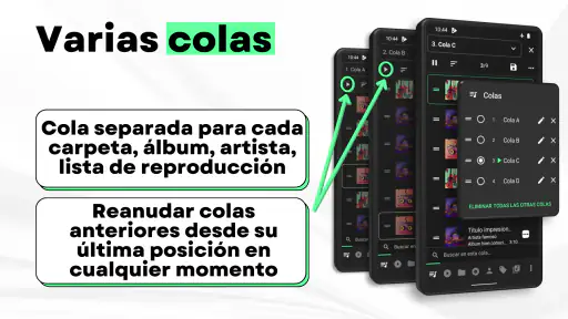 Musicolet Reproductor música screenshot 2