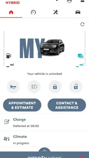 MyCitroën screenshot 2