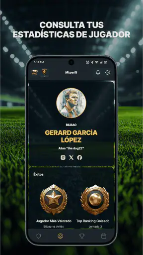 MyGol - Competiciones Fútbol screenshot 1