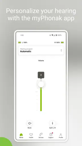 myPhonak screenshot 1
