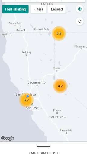 MyShake Alertas de Terremotos screenshot 1