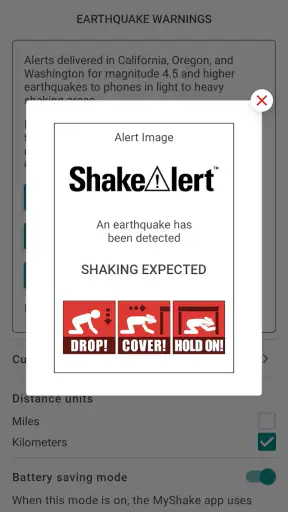 MyShake Alertas de Terremotos screenshot 7