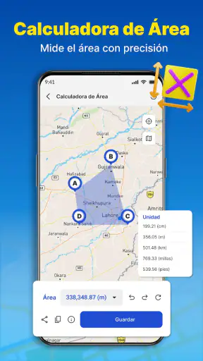 Navegación GPS y mapa de ruta screenshot 3
