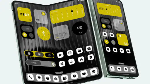 Nil Launcher - Theme, Folder screenshot 11