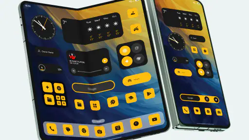 Nil Launcher - Theme, Folder screenshot 12