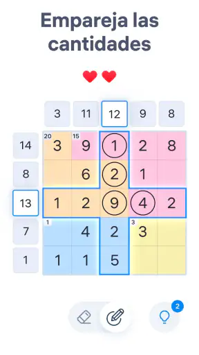 Number Sums: Juegos de números screenshot 1