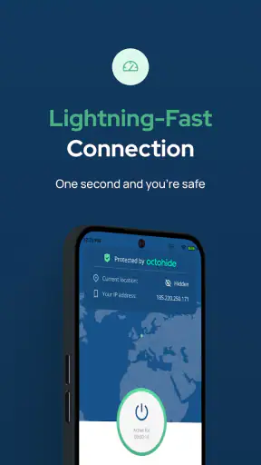 Octohide VPN – Rápido y seguro screenshot 3