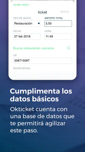 Okticket - Notas de Gastos screenshot 4