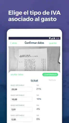 Okticket - Notas de Gastos screenshot 5
