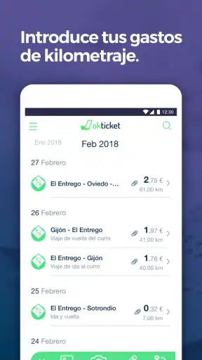 Okticket - Notas de Gastos screenshot 7