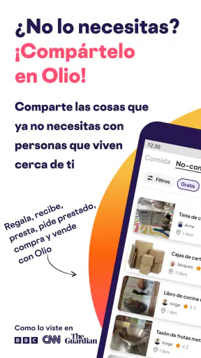 Olio - La app para compartir screenshot 1