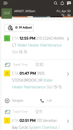 Oracle Field Service screenshot 2