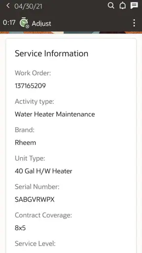 Oracle Field Service screenshot 4