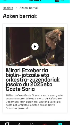 Orain EITB screenshot 2