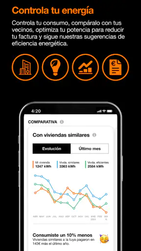 Orange Energía — Clientes screenshot 3