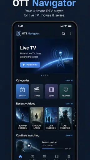 OTT Navigator IPTV screenshot 3