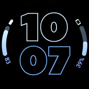 Outlined Watch Face screenshot 11