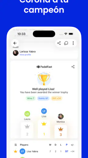 Padel Fast - Tu nivel de pádel screenshot 5