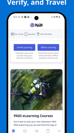 PADI screenshot 2