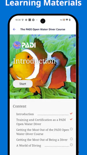 PADI screenshot 3