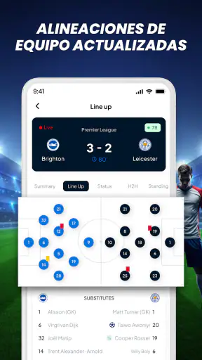 Partidos de fútbol en directo screenshot 6