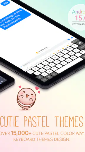Pastel Keyboard Themes Color screenshot 10