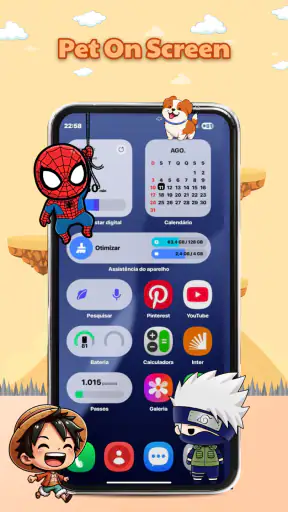 Pet On Screen - Shimeji Kawaii screenshot 1