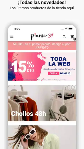 Pianno 39 - Moda para mujer screenshot 3