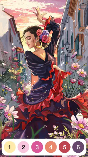 Pintar Por Números Colorear screenshot 1
