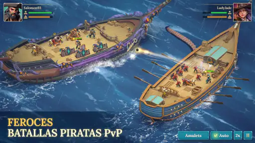 Pirate Ships・Construye y lucha screenshot 1