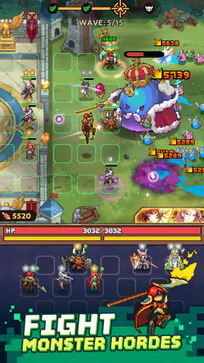 Pixel Defenders: Merge TD Game screenshot 9