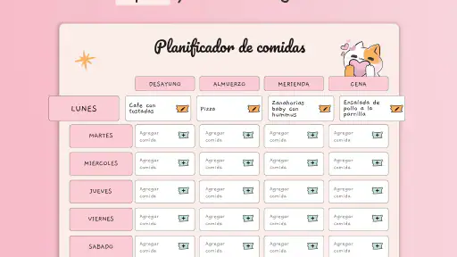 Planificador de menú semanal screenshot 12