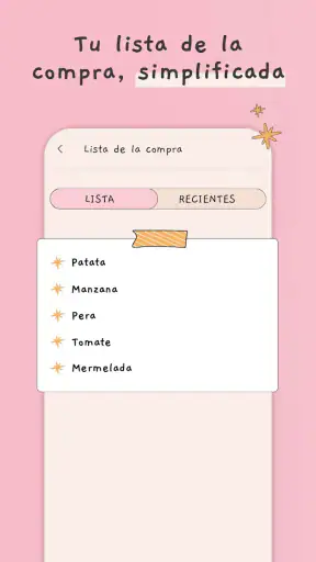 Planificador de menú semanal screenshot 2