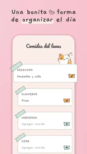 Planificador de menú semanal screenshot 5