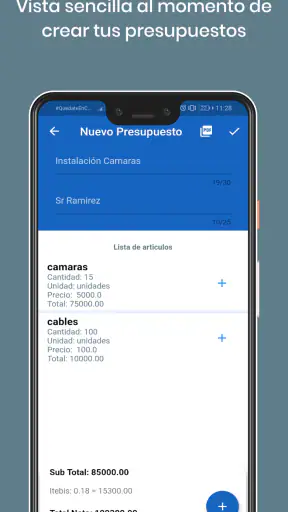 PLANTILLA PRESUPUESTO CLIENTES screenshot 10