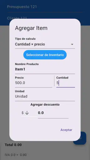 PLANTILLA PRESUPUESTO CLIENTES screenshot 12