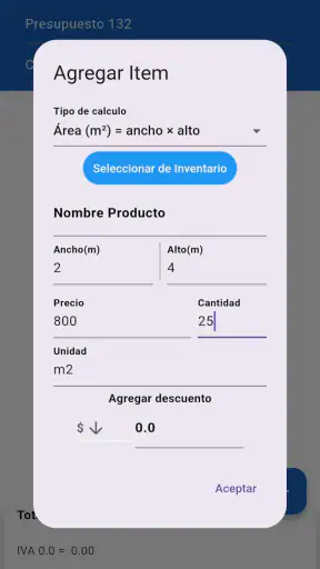 PLANTILLA PRESUPUESTO CLIENTES screenshot 5