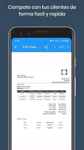PLANTILLA PRESUPUESTO CLIENTES screenshot 9