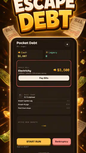 Pocket Debt: Smash & Pay screenshot 2
