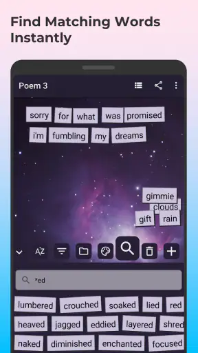 Poetry Magnets: Poems & Lyrics screenshot 12