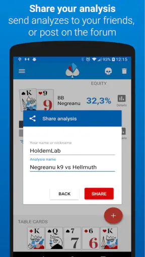 Poker calculator Holdem Lab screenshot 7
