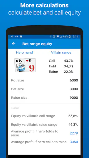 Poker calculator Holdem Lab screenshot 8