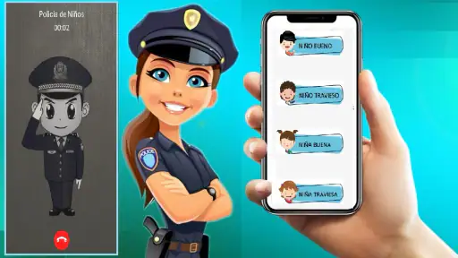 Policia de niños llamada screenshot 3