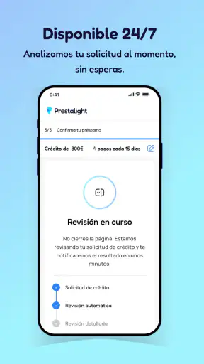 Prestalight-préstamos rápidos screenshot 4