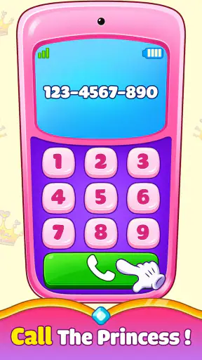 Princess Baby Phone Game screenshot 2