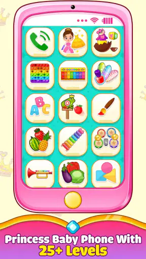 Princess Baby Phone Game screenshot 8