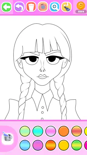 Colorear Princesas con Brillo screenshot 2