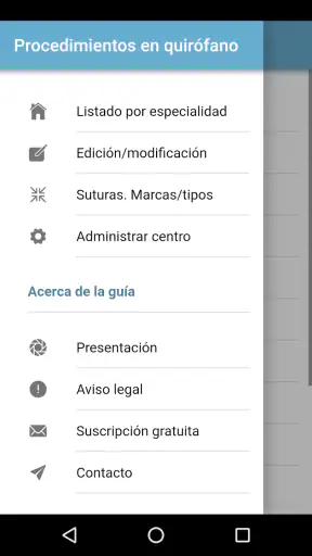 Procedimientos en quirófano screenshot 2