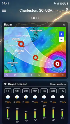Pronóstico del tiempo screenshot 11